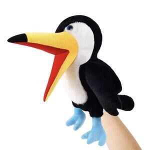 Puppet Toucan Hand Puppet,13.6” Animal Puppet Toucan Puppets Stuffed Animal READ
